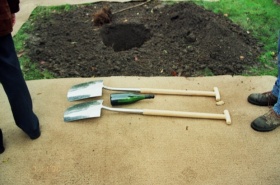 King's Garden, pre-planting preparations, J. Cottin